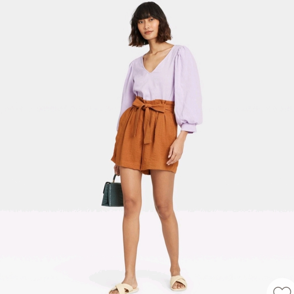 ☆Target High Rise Tie-Shorts - Picture 2 of 5